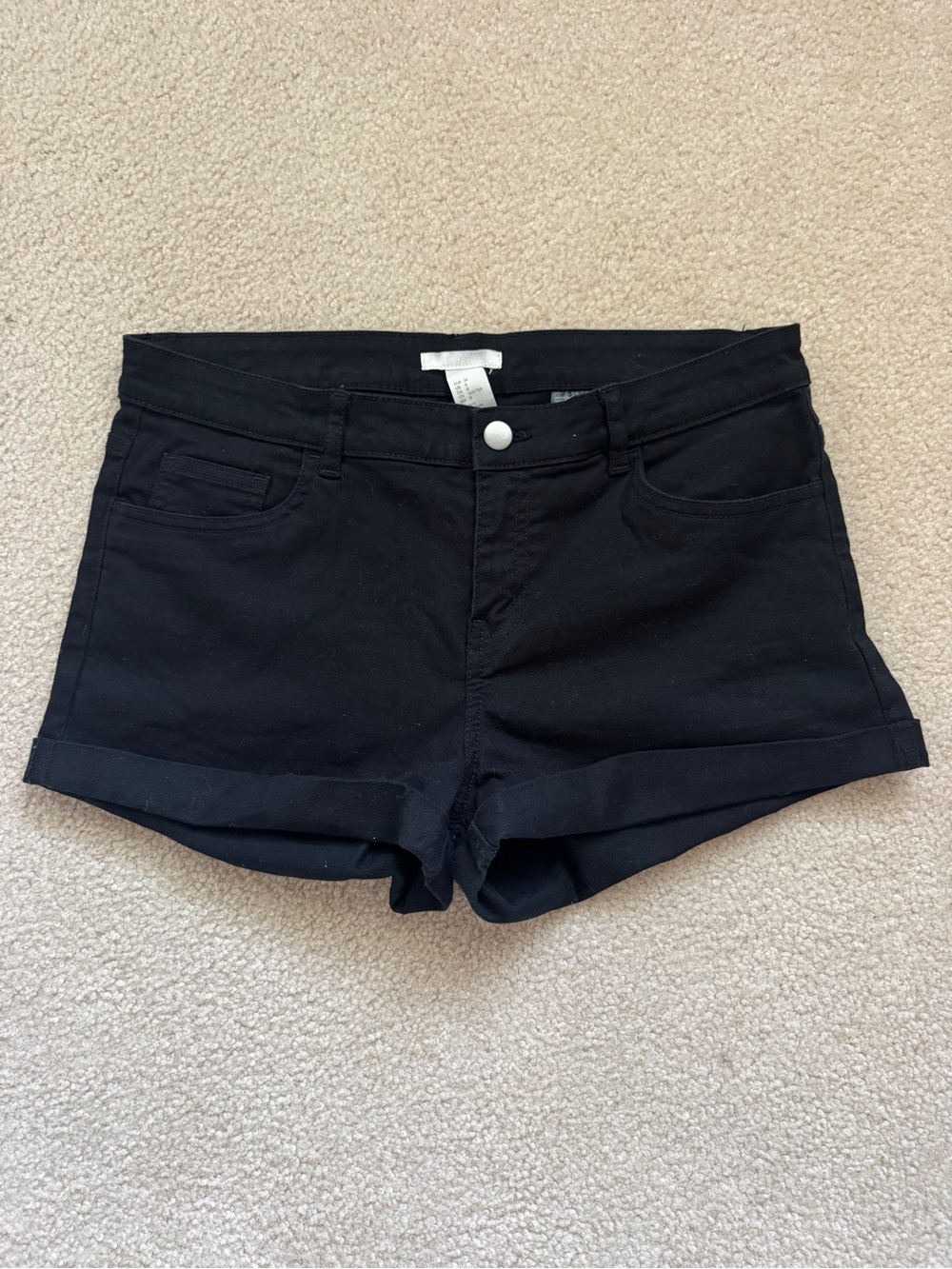 H&M Black Shorts Sz 8